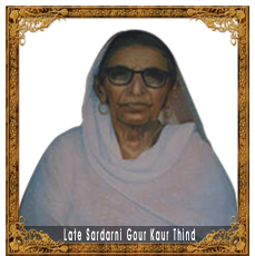 Sardarni Gur Kaur Thind